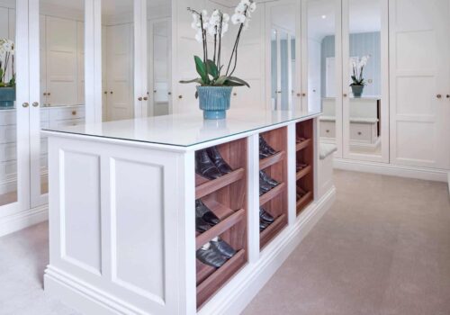 Elegant bespoke dressing rooms