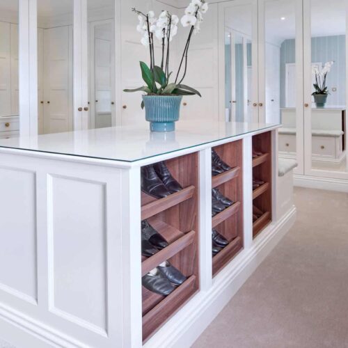 Elegant bespoke dressing rooms