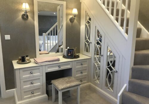 Loft conversion fitted wardrobes for stairs