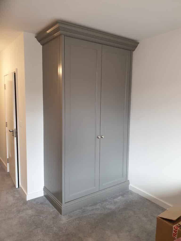 20210923_151758 Classic Fitted Wardrobes in grey by The Heritage Wardrobe Company