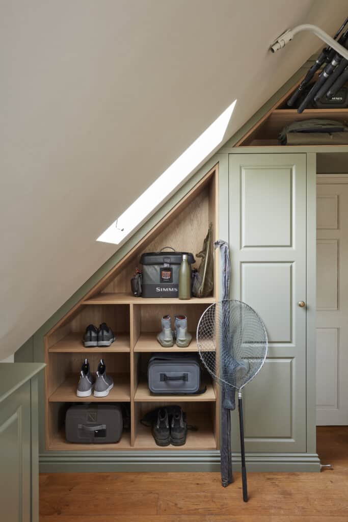 The Mill House - Heritage wardrobe company1282 Imperial fitted fishing closet by The Heritage Wardrobe Company