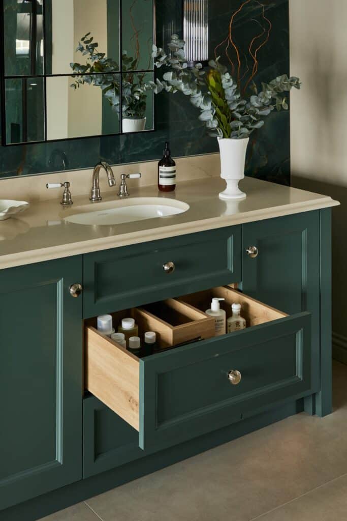 Heritage Wardrobes - Wall Hall4099 1-1440x2160 Victorian style bathroom vanity unit