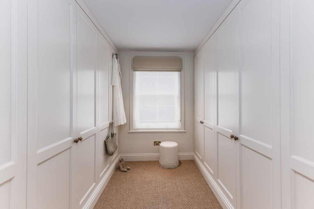 Millie_wardrobe9_creditAnnaButcher Tilford style fitted wardrobes in Millie Mackintosh dressing room