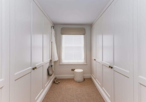 Tilford style fitted wardrobes in Millie Mackintosh dressing room