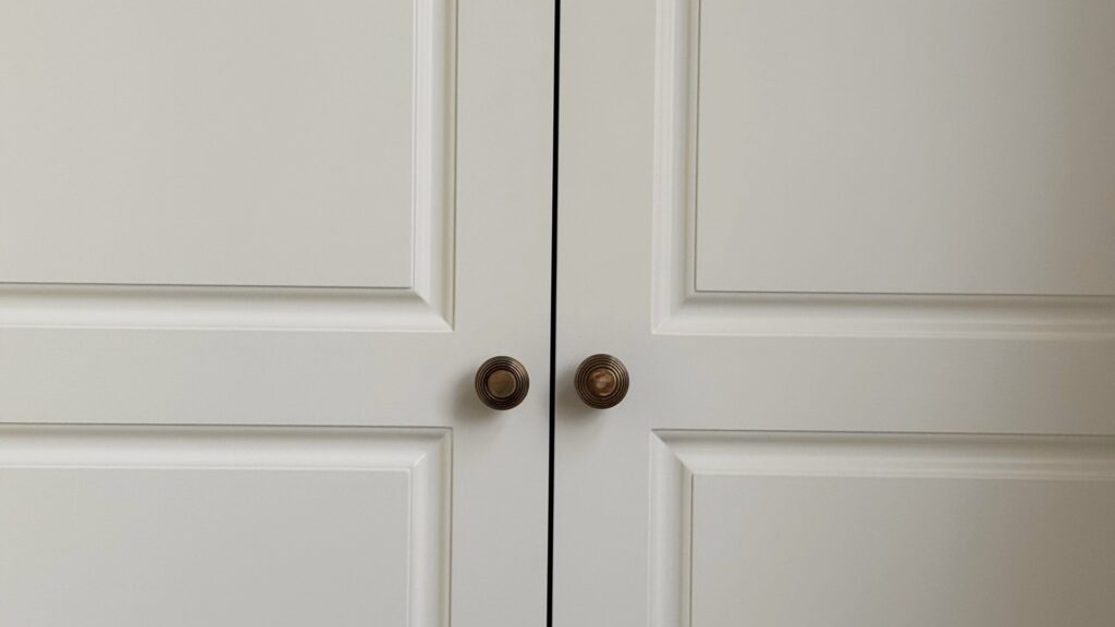 Lorna-2 Tilford Jubilee fitted wardrobe doors closed - Iisobel Lorna