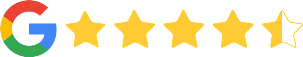 Google 4.5 star customer rating